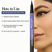 COLORESSENCE INKSTYLO LONGLASTING EYELINER BLACK