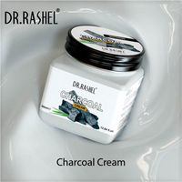 DR.RASHEL Charcoal Face Cream For Women and Men (380 Ml) | All Skin Types |Soft and Healthy Skin | Repairing & Nourishment | Deep Hydration & Moisturization | 100% Vegan | Paraben Free