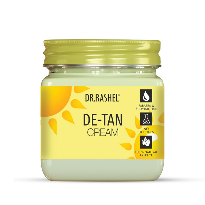 DR.RASHEL De-Tan Face Cream For Women and Men (380 Ml) | All Skin Types |Soft and Healthy Skin | Repairing & Nourishment | Deep Hydration & Moisturization | 100% Vegan | Paraben Free