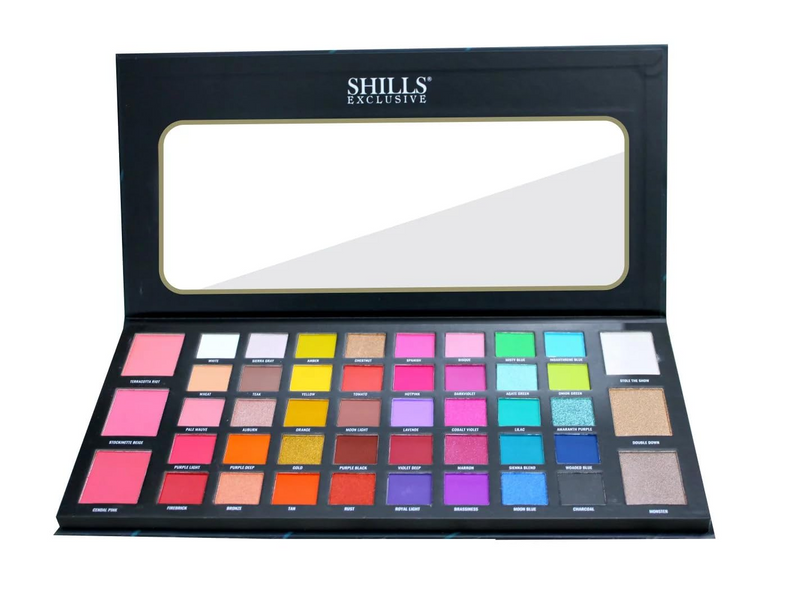 SHILLS EXCLUSIVE FULL COLOR SYSTEM HIGH PIGMENTED EYESHADOW PALETTE ( 46 COLOR )