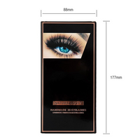 COSLUXE IMAGIC PROfessional Synthetic Fibers False Eyelashes, Natural & soft 100% Handmade 3D Eyelashes Pack 10 Pairs