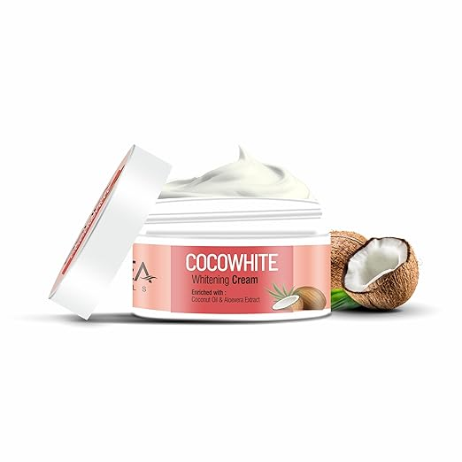 Oshea Herbals Cocowhite Face Cream For All Skin Types | Hydrates, Enhances Glow & Brightens Skin Tone with SPF Protection | Enriched with Coconut 50 g