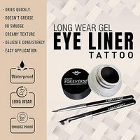 FOREVER52 PROFESSIONAL LONG WEAR GEL EYELINER & TOTTO-GT001 JET BLACK