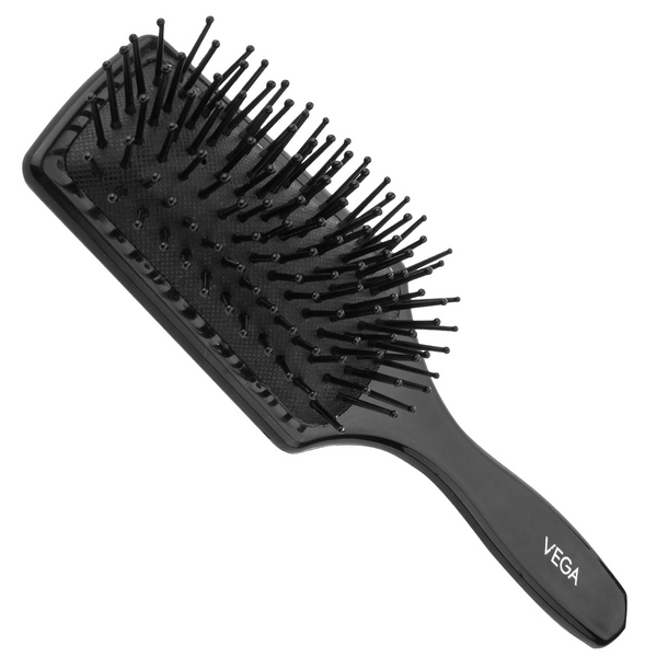 Vega Premium Collection Mini Paddle Hair Brush (India's No.1* Hair Brush Brand) for Men & Women, Black, (8586 M)