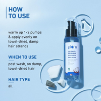 Plum Coconut & Squalane Nutri-Shine Hair Serum | Frizz Control & Instant Shine | Enriched with Vitamin E & Almond Oil | Coconut-Vanilla Fragrance | 75ml