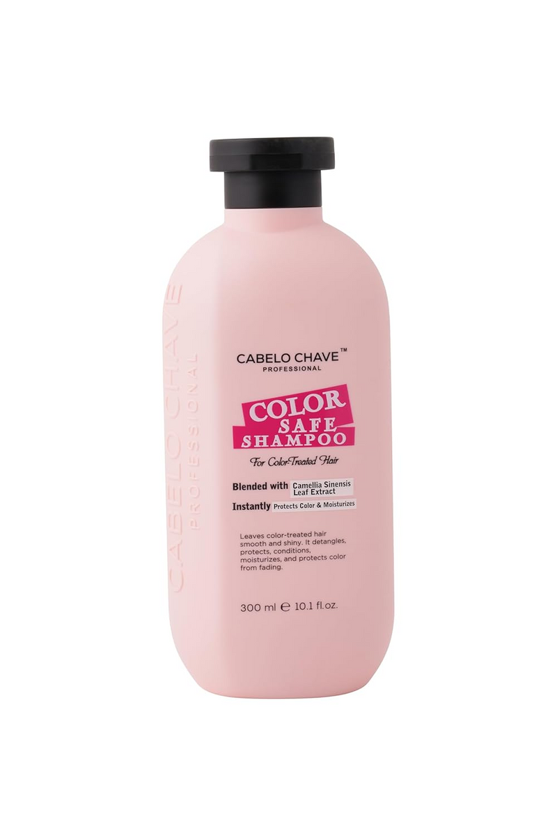 CABELO CHAVE PROFESSIONAL Color Safe Hair Shampoo | For Color-Treated & Chemically Treated Hair | With Camellia Sinensis Leaf Extract | Protects Color, Hydrates & Moisturizes | 300ml