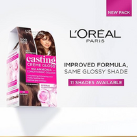 LOREAL PARIS CASTING CREME GLOSS NO AMMONIA CONDITIONING HAIR COLOR