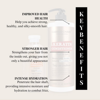 CABELO CHAVE PROFESSIONAL Keratin Hair Conditioner | With Keratin Protein | Instantly Nourishes & Smoothens Hair | Daily Care Conditioner for Strong, Frizz-Free Hair | For Men & Women | 300ml