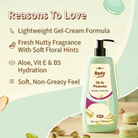 Plum BodyLovin’ Pistachio Body Lotion | Fresh Nutty Pistachio & Hazelnut Notes | Gel-Cream Formula with Aloe, Vitamin E & B5 | Deep Moisturization & Fast Absorption | Non - Greasy | For Dry–Very Dry Skin | 400 ml