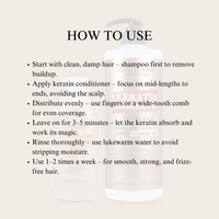 CABELO CHAVE PROFESSIONAL Keratin Hair Conditioner | With Keratin Protein | Instantly Nourishes & Smoothens Hair | Daily Care Conditioner for Strong, Frizz-Free Hair | For Men & Women | 300ml