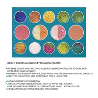 SHOPAAREL Luminous Eye Shadow Palette, Nude