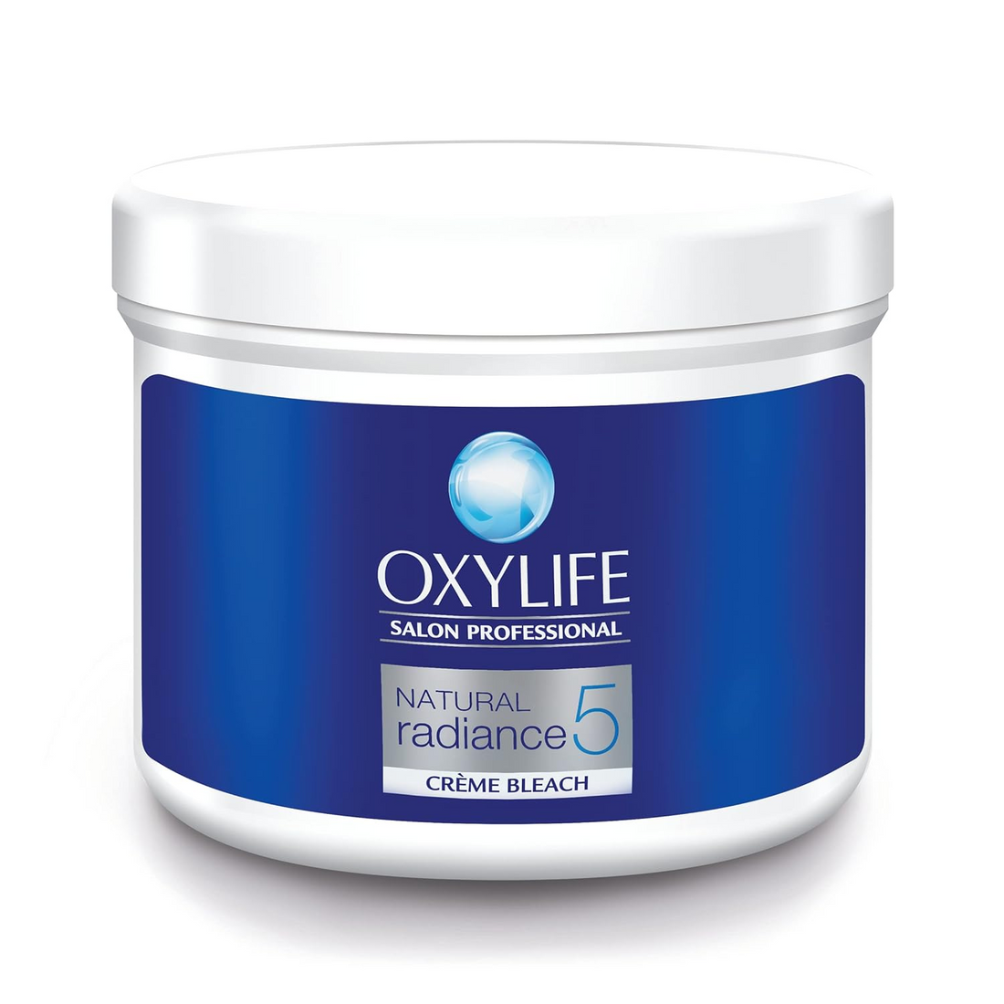 Oxylife Salon Professional Natural Radiance 5 Crème Bleach - 310g | Oxysphere Technology for Radiant & Even Skin Tone | Enriched with Vitamin E & Glycerine | Fights 5 Skin Problems