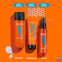 Anti Frizz Conditioner: With shea butter helps control rebellious, unruly hair and manages frizz against humidity for smoothness, leaving hair hydrated, shiny and defrizzed, with up to 5x smoother hair