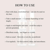 CABELO CHAVE PROFESSIONAL Keratin Hair Serum | With Keratin Protein | Reduces Frizz & Flyaways | Provides Deep Hydration & Smooth Shine | For All Hair Types | Men & Women | 50ml