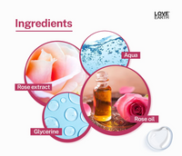 Love Earth Rose Water Gulab Jal Face Mist Toner with Real Rose Petals & Extracts for Skin Hydration and Natural Glow 100ml