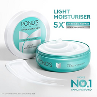 POND'S Light Cream Moisturiser with Cera-Hyamino for 5X Dryness Repair for Soft, Smooth Skin, 50ml