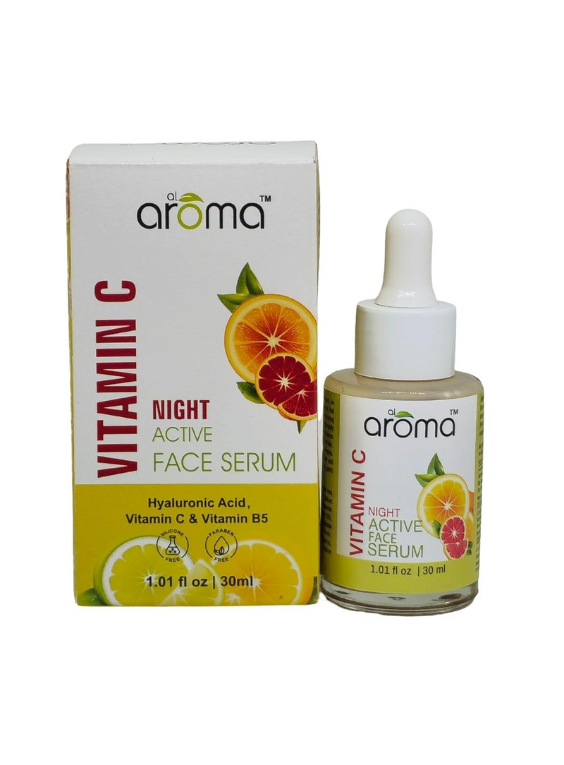 AROMA VITAMIN C NIGHT ACTIVE FACE SERUM 30ML