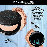 MAYBELLINE New York Fit Me Shade 220 Natural Beige, Matte Compact Powder For Oily Skin, 8G - Powder That Protects Skin From Sun, Absorbs Oil, Sweat And Helps You To Stay Fresh For Upto 12Hrs.