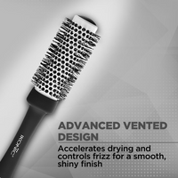 Ikonic Professional Blow Dry Hair Brush with Ionic Techonology for Frizz-Free Styling, Curling, Volumizing & Waves for Women & Men, All Hair Types,...