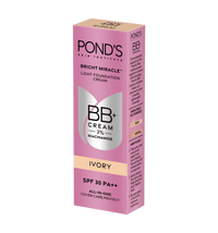 POND'S BRIGHT MIRACLE LIGHT FOUNDATION CREAM BB+ CREAM 3% NIACINAMIDE SPF 30 PA++ 9G