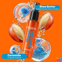 Anti Frizz Conditioner: With shea butter helps control rebellious, unruly hair and manages frizz against humidity for smoothness, leaving hair hydrated, shiny and defrizzed, with up to 5x smoother hair