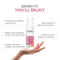 Oshea Herbals GrapeMoist Moisturising Lotion for Normal to Oily Skin Type | Balances Oil Production & Hydrates Skin with Smooth Complexion | Enriched with Grapefruit & Aloe vera Extracts 120ml