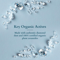 Lotus Organics Diamond Radiance Facial Kit | Made with 100% certified Plant Ceramide & Diamond Dust | Provides Deep Skin Hydration | Helps Reduce Wrinkles & Fine Lines | Helps Tighten Saggy Skin | Suitable for All Skin Types |