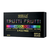 SHILLS PROFESSIONAL TRUTTI FRUTTI GEL POLISH 60 COLOURS ( 5 PCS FREE )- ADHOI