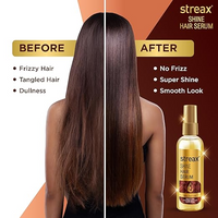 Streax Hair Serum , Hair serum for Dry & Frizzy Hair, for Women & Men, for Curly Hair, Wavy Hair, Straight Hair, Silk & Shine Vitalised with Walnut Oil 90ML