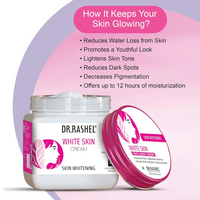 DR.RASHEL White Skin Face Cream For Women and Men (380 Ml) | All Skin Types |Soft and Healthy Skin | Repairing & Nourishment | Deep Hydration & Moisturization | 100% Vegan | Paraben Free