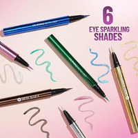 SWISS BEAUTY PENCIL SPARKLE SKETCH EYE LINER SMUDGE-PROOF WATERPROOF EYE MAKEUP WITH GLITTERY EFFECT