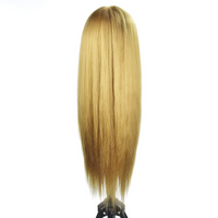 Dummy /Hair Dummy For Hair Styling/Hair Dummy For Hair Styling Practice/Salon Mannequin For Hairstyle Practice Golden.