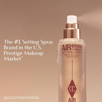Charlotte Tilbury Airbrush Flawless Setting Spray - Ultra-Fine Hydrating Mist to Prime & Set Face Makeup For Up to 16Hr - Soothes, Blurs Pores & Calms Skin 100ML