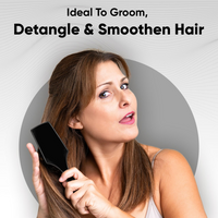 Vega Premium Collection Mini Paddle Hair Brush (India's No.1* Hair Brush Brand) for Men & Women, Black, (8586 M)