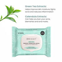 SWISS BEAUTY CLEAN & GLOW MAKEUP REMOVER WIPES