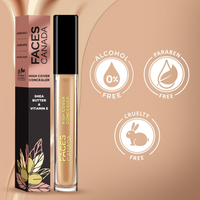 FACES CANADA HIGH COVER CONCEALER SHEA BUTTER + VITAMIN E