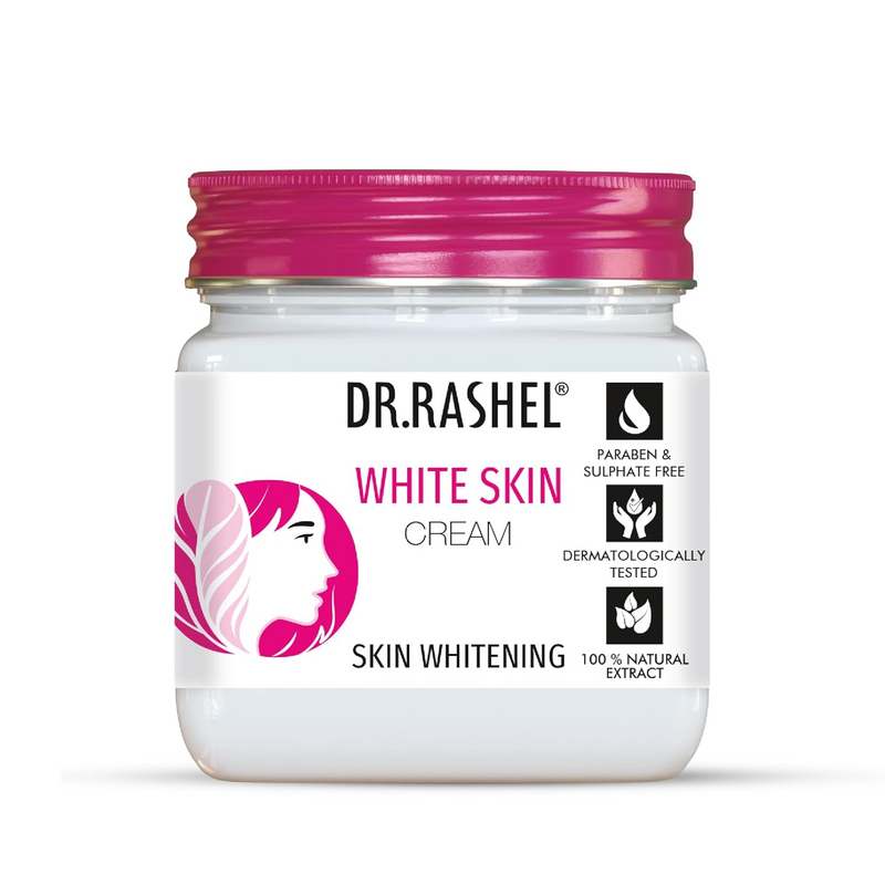 DR.RASHEL White Skin Face Cream For Women and Men (380 Ml) | All Skin Types |Soft and Healthy Skin | Repairing & Nourishment | Deep Hydration & Moisturization | 100% Vegan | Paraben Free
