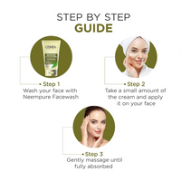 Oshea Herbals Neempure Anti Pimple Face Cream for Women & Men | Hydrating & Controls Excessive Sebum | Reduces Pimples with Inflammations | Enriched with Neem & Willow Bark Extracts | Oily Types - 50g