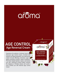 aroma Leafs Age Control Age Reversal Cream, Anti Ageing Effect, Rejuvenates the Look of Your Skin, All Skin Types, 50GM