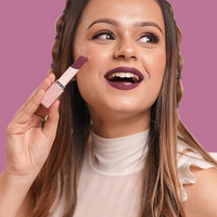 Lotus Make-Up Color X Matte Lipstick | Long - Lasting | Vitamin E Infused | Smudge Proof | Bold | Highly Pigmented | Weightless Finish  3.8g