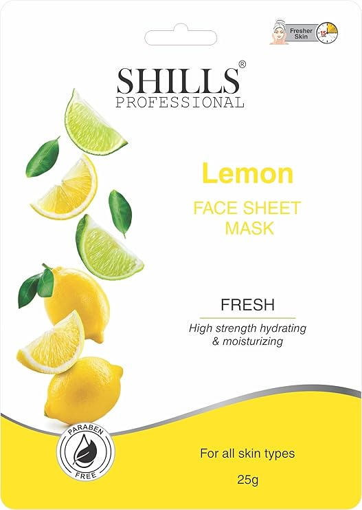 SHILLS PROFESSIONAL LEMON FACE SHEET MASK FRESH