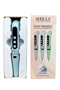 SHILLS Professional Electrofile Nail Drill Machine, 2-in-1 with UV LED Lamp, Digital Display