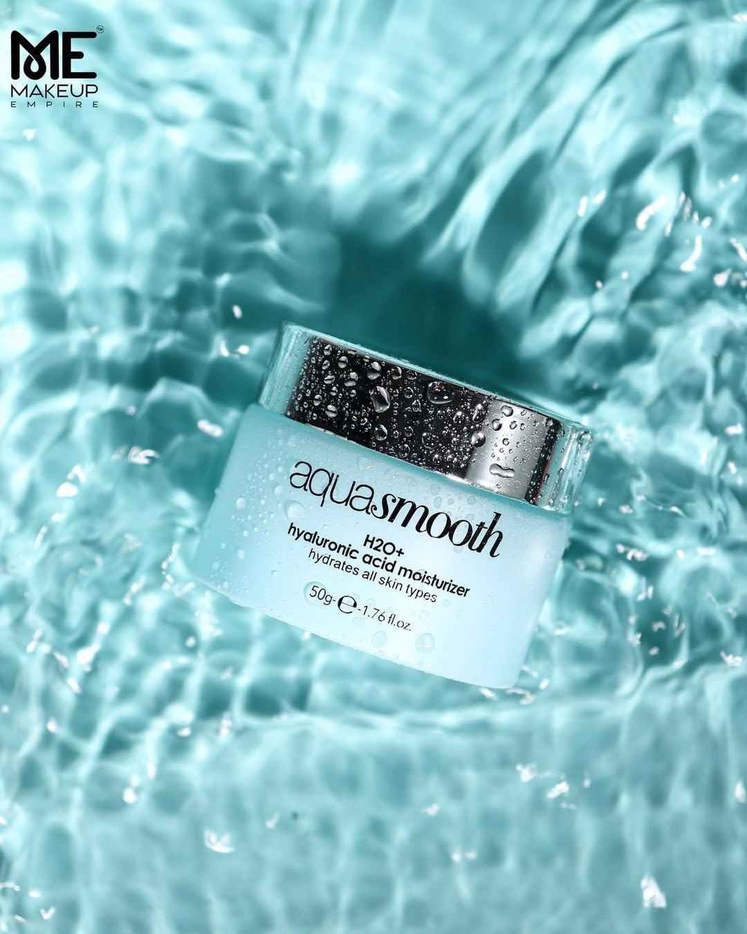 JUST GOLD AQUA SMOOTH H2O+ HYALURONIC ACID MOISTURIZER 50G