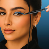 RENEE Pencil Glitterish Eyeliner - Blue, Metallic Pay-Off, Multi-Dimensional Shine | Waterproof, Smudge-Resistant, Shimmery Finish