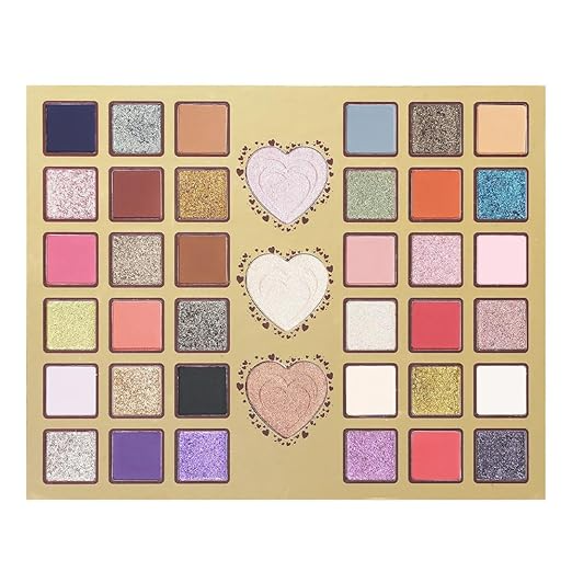 SHOPAAREL HEARTBEAT EYESHADOW & HIGHLIGHTER PALETTE