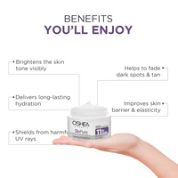 OSHEA HERBALS 11 IN ONE GLOPURE GEL CREAM WITH SPF-25 PA+++ LIGHTENING & BRIGHTENING 50G