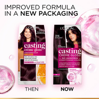 LOREAL PARIS CASTING CREME GLOSS NO AMMONIA CONDITIONING HAIR COLOR