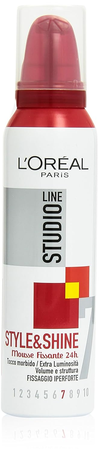 LOREAL PARIS LINE STUDIO STYLE & SHINE MOUSSE NO-7 200ML