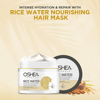 Oshea Herbals Rice Water Nourishing Hair Mask for Women & Men | Deep Hydration & Strengthens Hair | Restores Shine & Reduces Breakage | Enriched with Hydrolyzed Rice Protein & Niacinamide - 200g