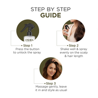 Oshea Herbals Rosemary Hair Growth Spray for Women & Men | Boosts Hair Growth & Strengthens Roots with Reduced Hairfall | Enriched with Rosemary Water, Rice Water & Niacinamide | All Hair Types 200ml